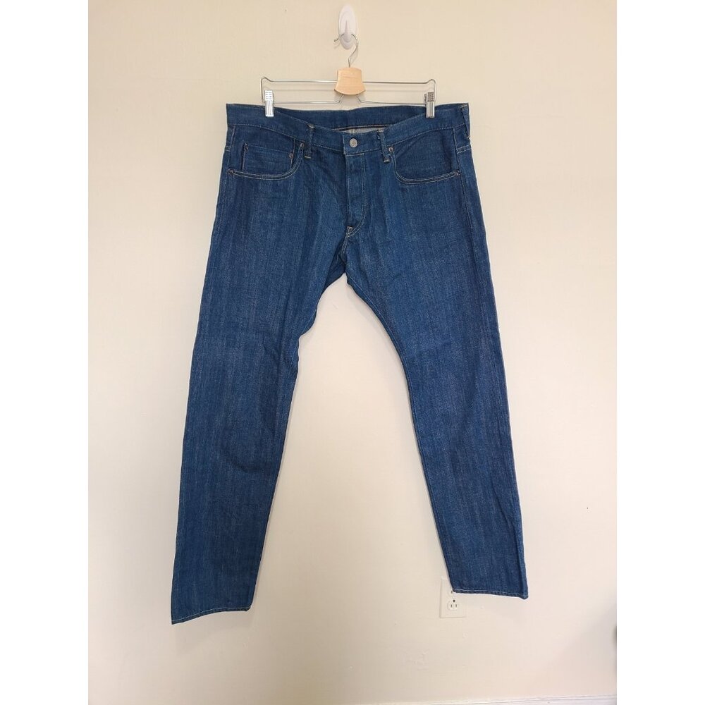 NWT Tanuki Straight Made In Japan Raw Denim Blue Size 38